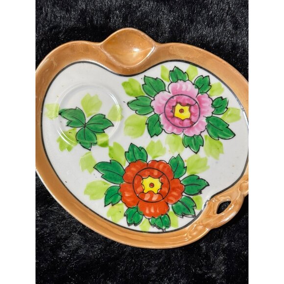 Vintage Hand-Painted Floral Ceramic Tea Cup & Saucer Set  Made In Japan - Picture 6 of 12